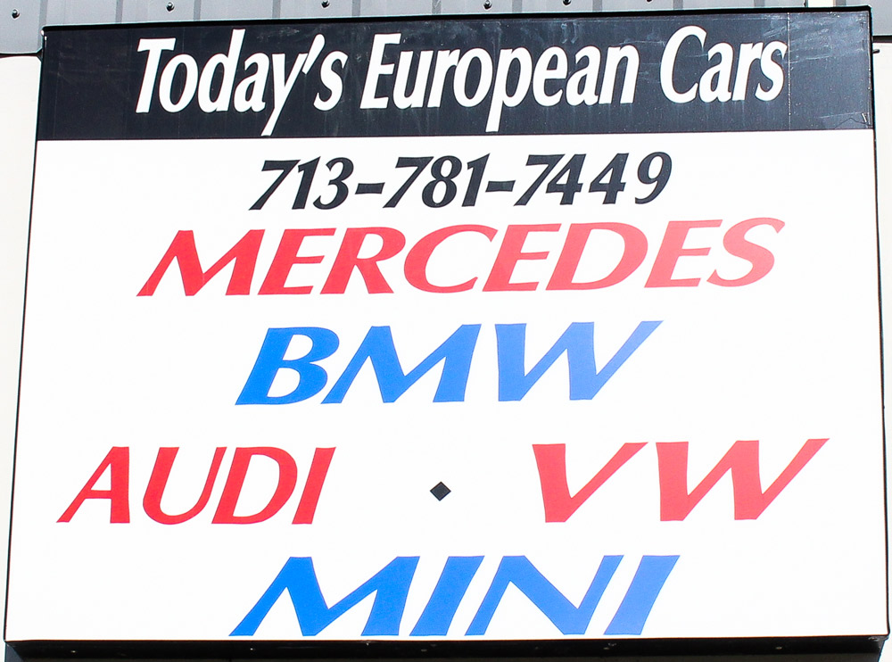 Today\'s European Cars, Expert Service Center For All BMW, Audi, Mini, VW & Mercedes Vehicles Announces Added Services