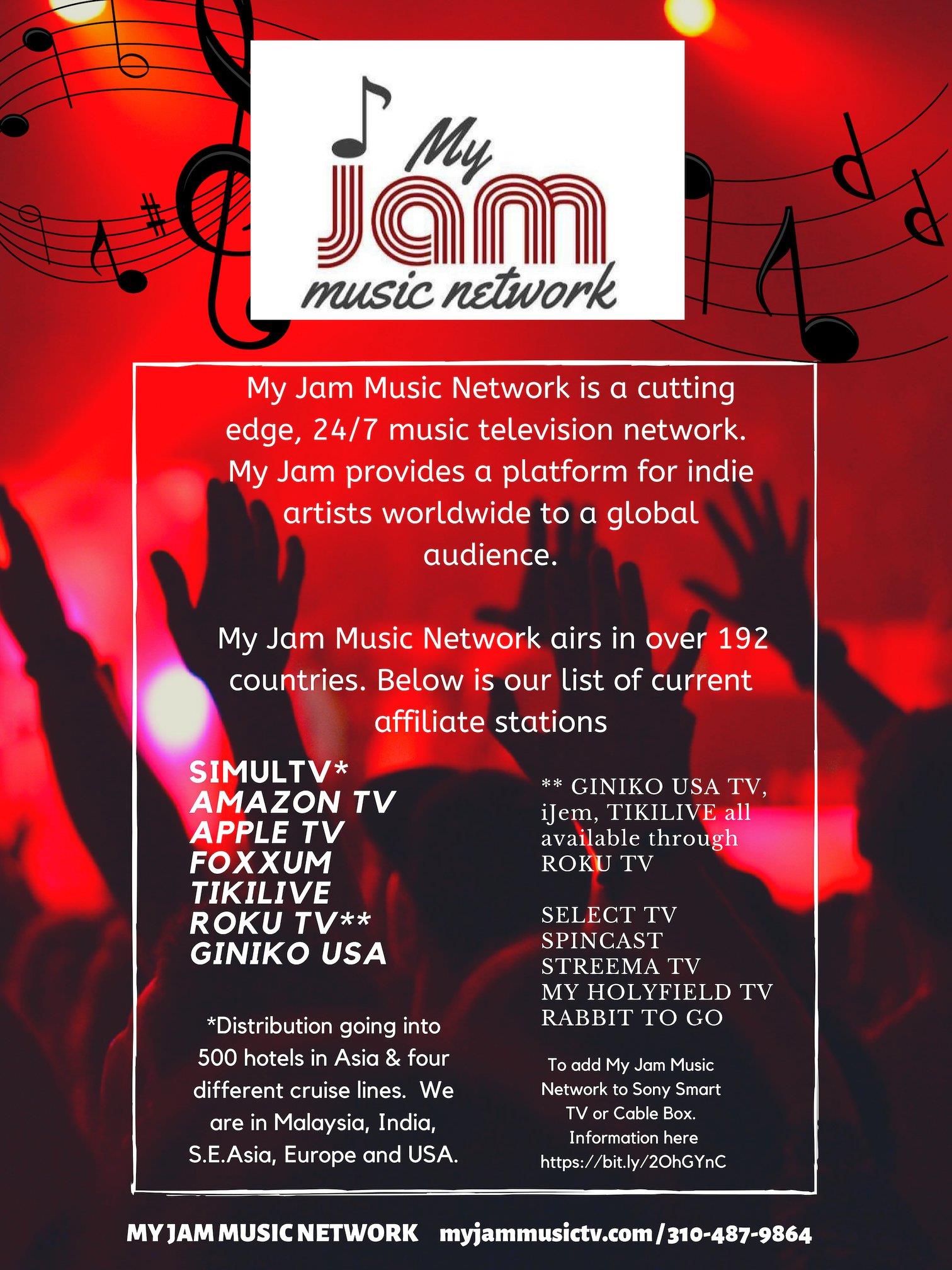 MyJamMusicTV and GigsToWatch Partner with Amazon TV on new COVID-19 Grass Roots Music Initiative. MyJamMusicTV and GigsToWatch Partner with Amazon TV on new COVID-19 Grass Roots Music Initiative.