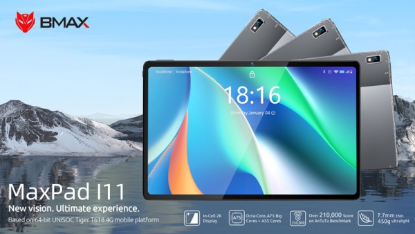 BMAX is about to bring a mid-to-high-end tablet, MaxPad i11, to the market