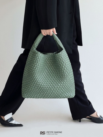 KARL LAGERFELD PARIS Simone Medium Leather Tote Bag - Macy's