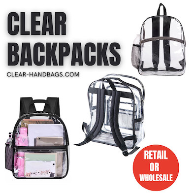 clear backpacks for school