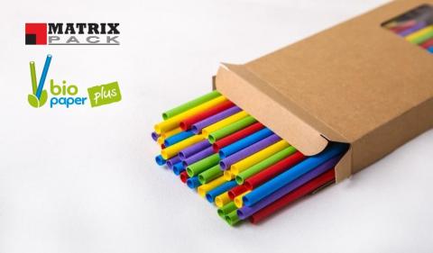 Bio Paper Plus Color Straw is Available Now by Matrix Pack
