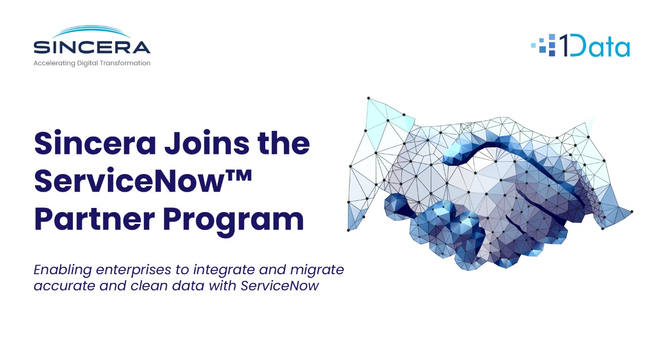 Sincera Joins ServiceNow Partner Program Sincera Joins ServiceNow Partner Program