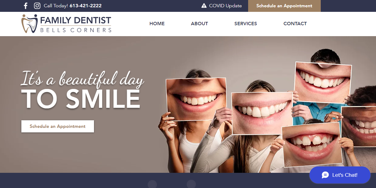 Family Dentist Bells Corners Launches New Website
