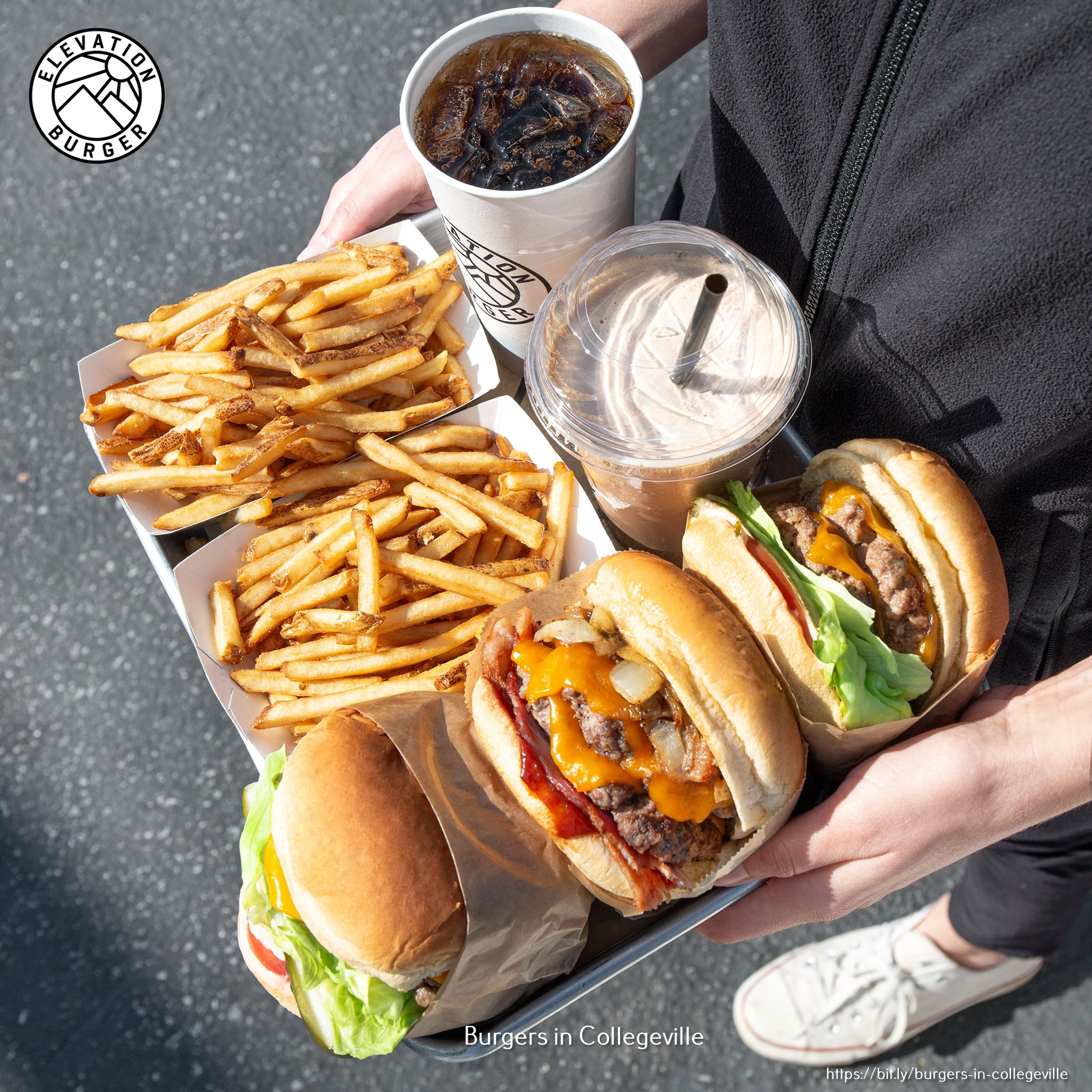 Elevation Burger provides its residents with top-notch burgers, shakes, and fresh-cut fries.