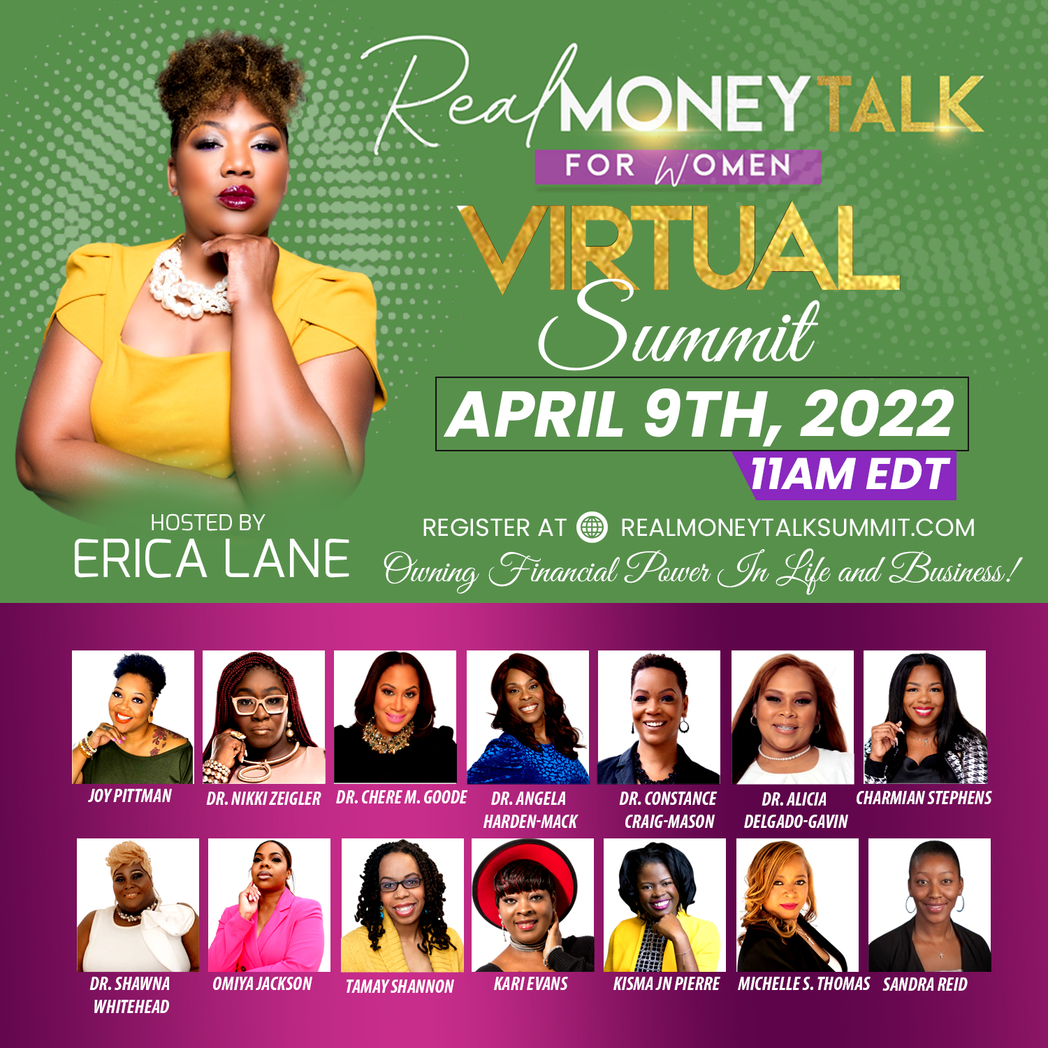 The Real Money Talk Summit: The Ultimate Guide to Navigating Finances and Owning Great Financial Power in Life and Entrepreneurship.