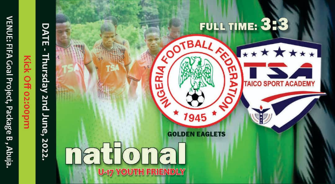 Golden Eaglets holds Thomas Adewumi Sports Academy in a six-goal thriller 