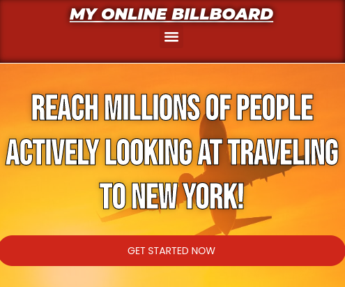 My Online Billboard Announces New Tourist Marketing Options to Advertise to People Who Have an interest in Traveling To New York