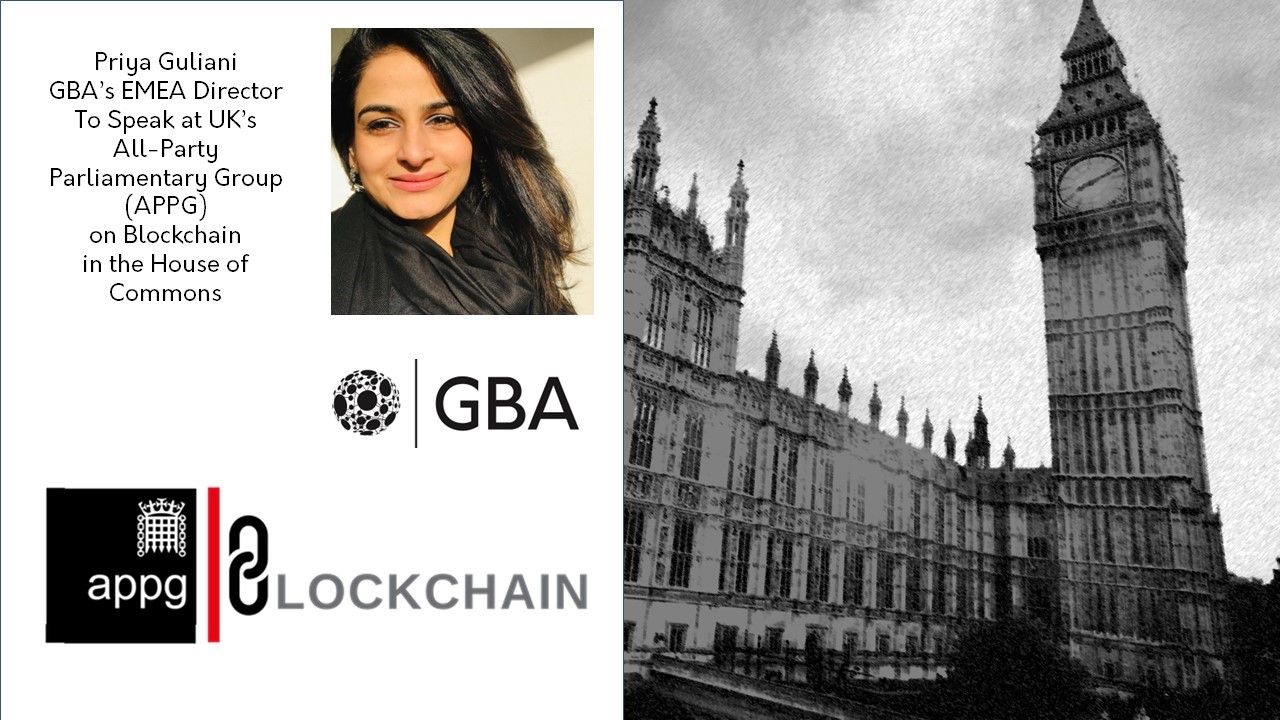 The Government Blockchain Association (GBA)’s EMEA Lead to speak at UK House of Commons