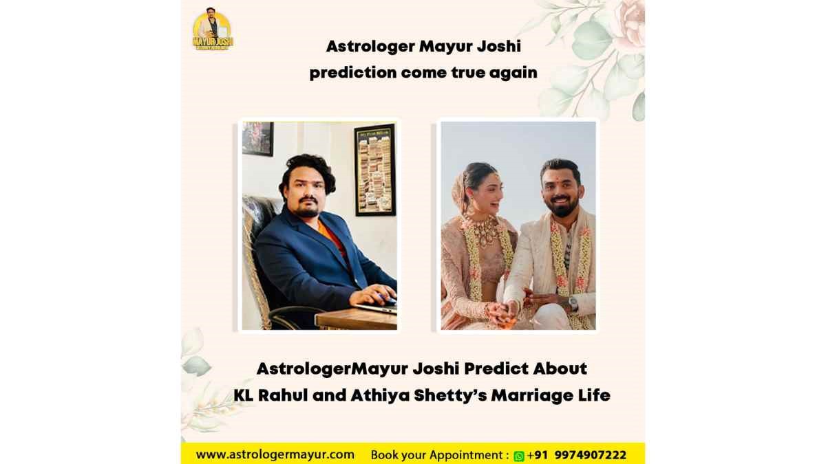 Astrologer Mayur Joshi Prediction Comes True for Celebs Marriage