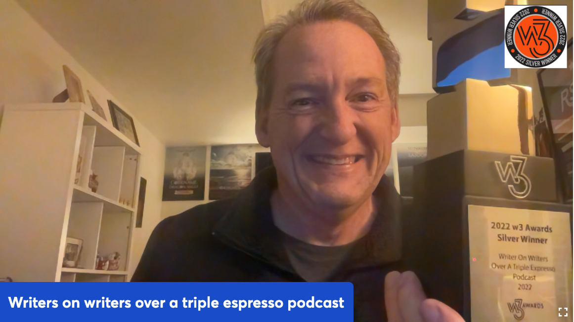 "Writers on Writers Over a Triple Espresso Podcast" Wins W3 Silver Award for Best Podcast for Authors and Writers