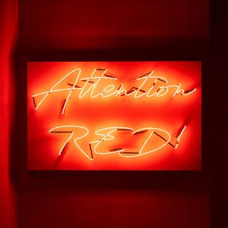 Israeli Artist Orit Fuchs' Vibrant Red Room Exhibition at Museum of Modern Art in Seoul
