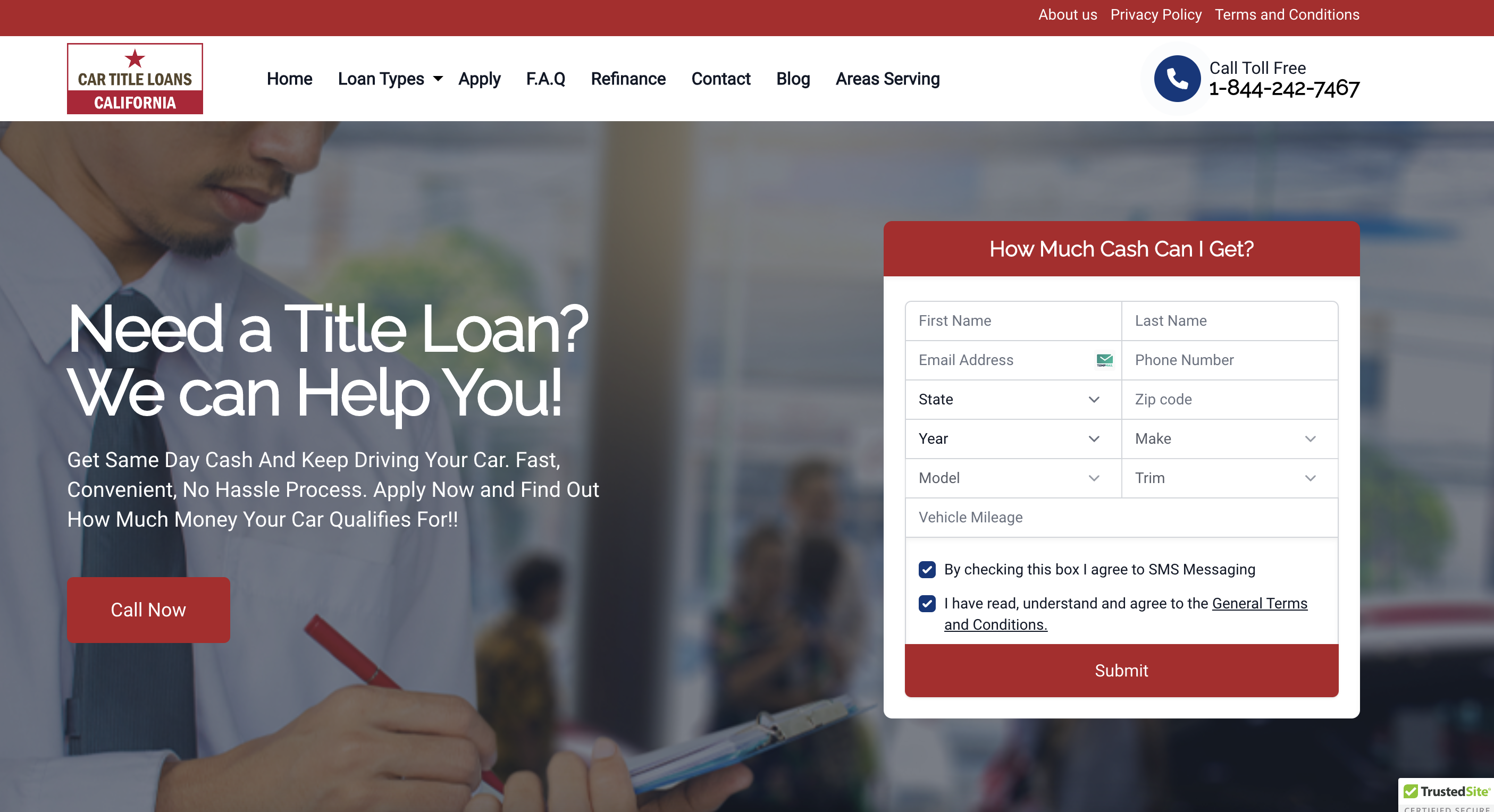 Car Title Loans California Expands Services to Washington State