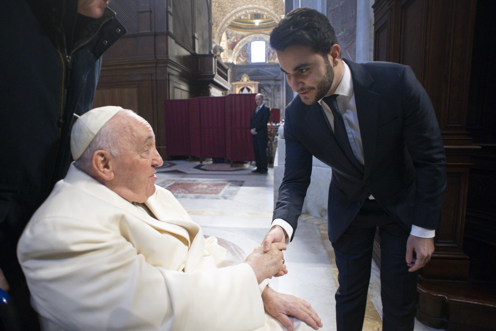 Dadvan Yousuf meets Pope Francis to discuss Blockchain Technology and Social Justice