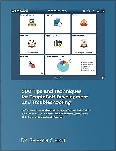 Unlock the Secrets of PeopleSoft Development with "500 Tips and Techniques for PeopleSoft Development and Troubleshooting" by Shawn Chen
