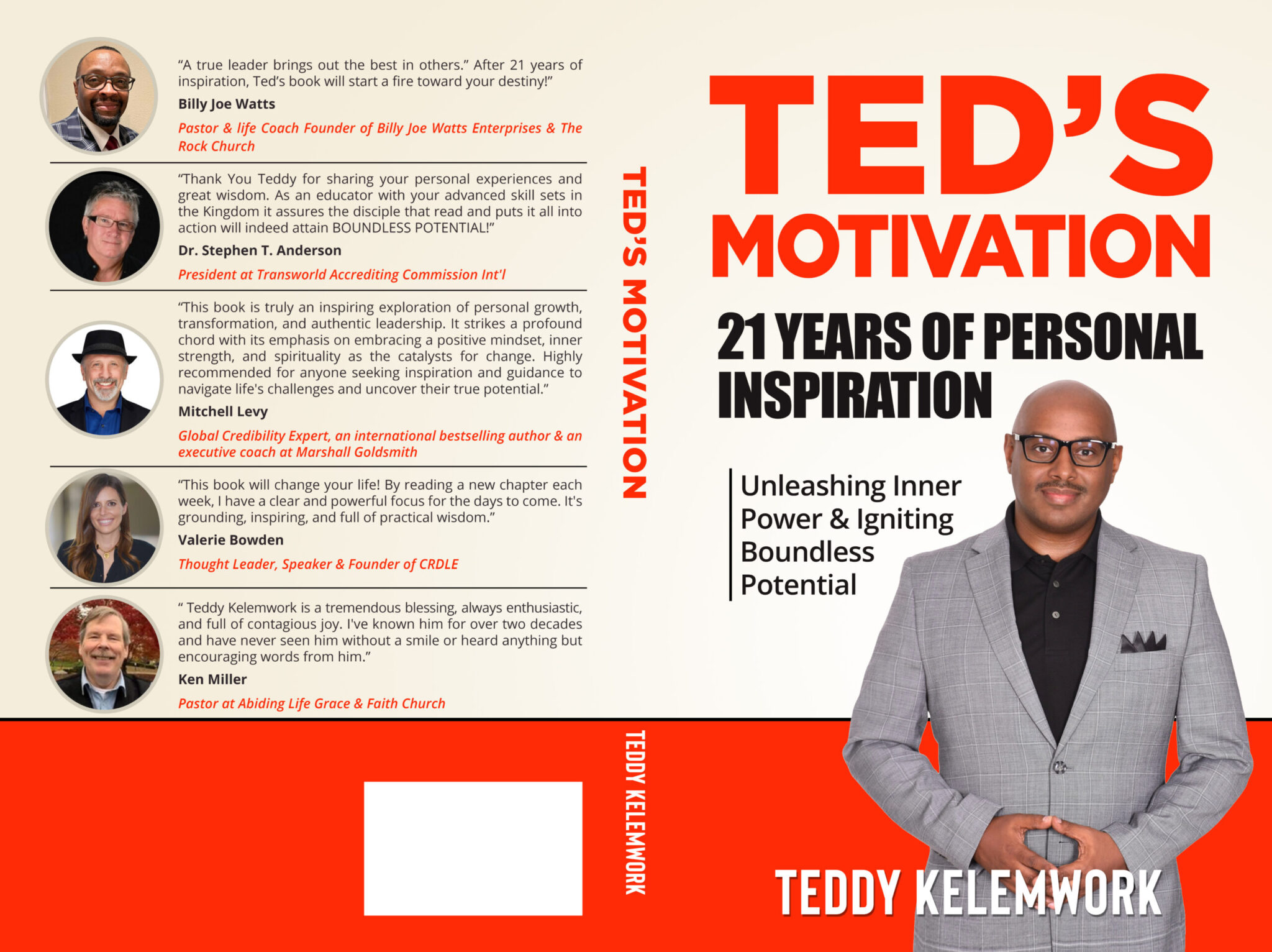 Teddy Kelemwork's Motivational Book "Ted's Motivation: 21 Years of Personal Inspiration" is Out Now on Amazon