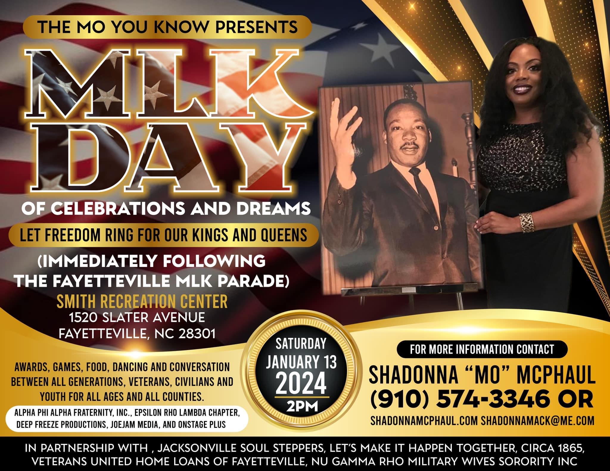 MLK Day of Celebration and Dreams: The Mo You Know Presents a Day of Unity and Commemoration