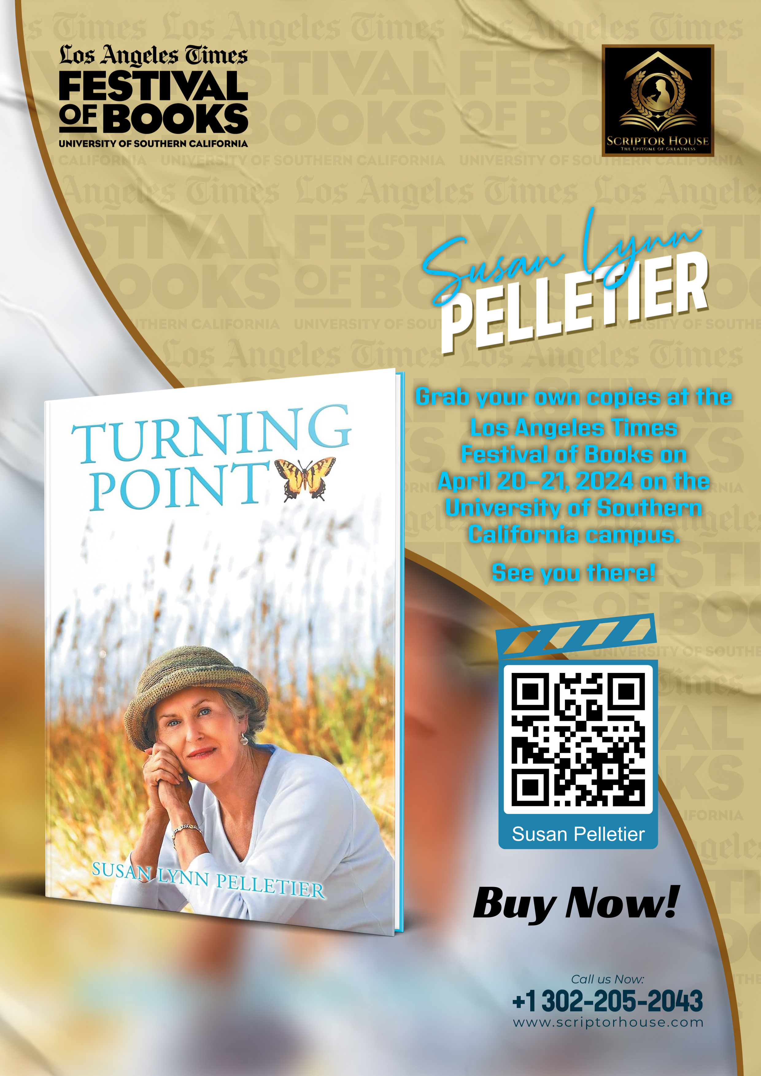 A Timeless Journey Through History: Susan L. Pelletier’s Debut Novel "Turning Point" Premieres at the L.A. Times Festival of Books 2024