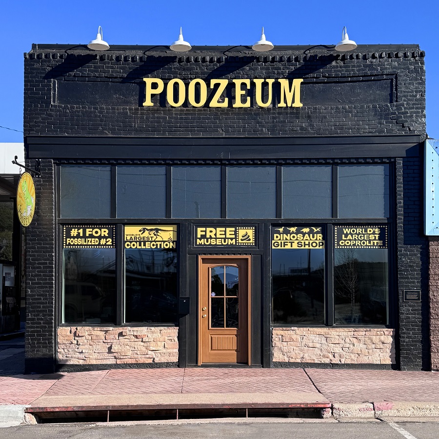 Unveiling the Unbelievable: The Poozeum, the World's Premier Dinosaur Poop Museum and Gift Shop, to Open in Williams, Arizona May 18, Offering an Amazing Arizona Route 66 Tourist Experience